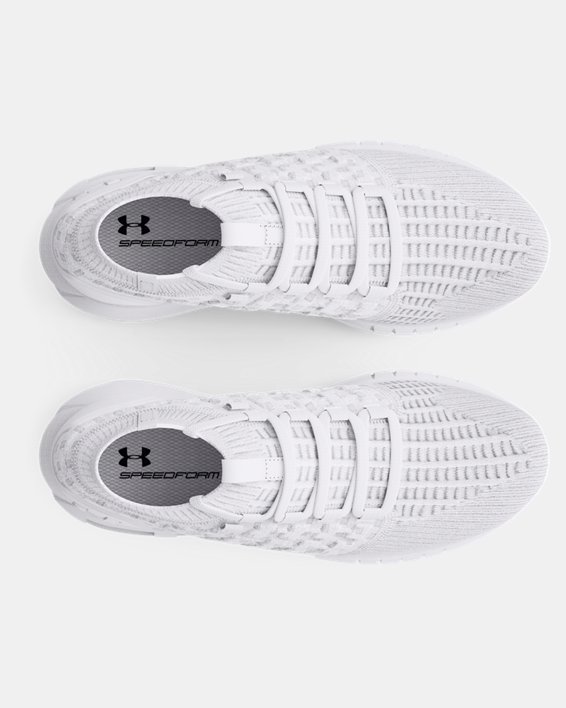 男士UA HOVR™ Phantom 1跑鞋 in White image number 2